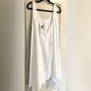 BCBG White Sleeveless Dress